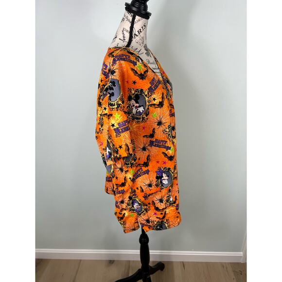 Disney Mickey Mouse Halloween Scrub Top - Picture 6 of 9